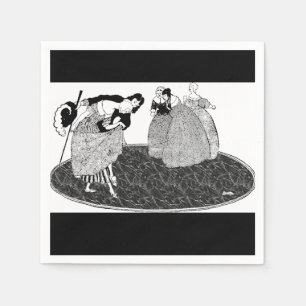 Prince Charming Vintage Cinderella Paper Napkins