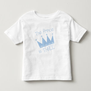 Prince Crown 3rd Birthday Tshirts and Gifts