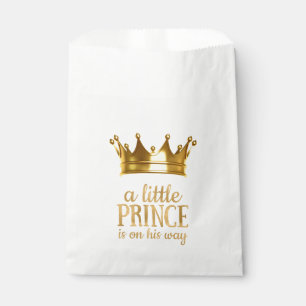 Prince Crown Baby Shower Favour Bags