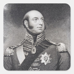 Prince Edward, Duke of Kent and Strathearn Square Sticker