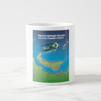 Prince Edward Island, Canada map. Large Coffee Mug
