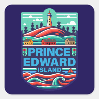 Prince Edward Island Canada Square Sticker