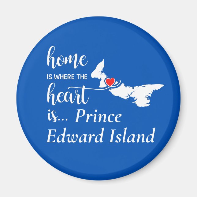 Prince Edward Island Home is Where Heart is Magnet (Front)