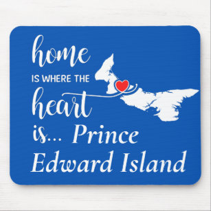 Prince Edward Island Home is Where Heart is Mouse Mat