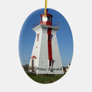 Prince Edward Island-Lighthouse Ceramic Tree Decoration