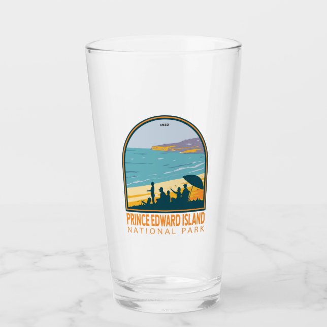 Prince Edward Island National Park Beach Vintage Glass (Front)