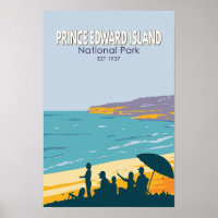 Prince Edward Island National Park Beach Vintage