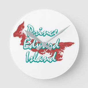 Prince Edward Island Round Clock