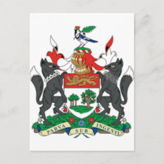 Prince Edward Islands (Canada) Coat of Arms Postcard