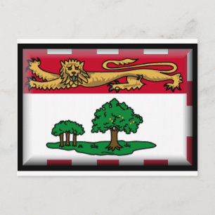 Prince Edward Islands (Canada) Flag Postcard