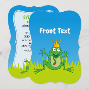 Prince Frog Invitation