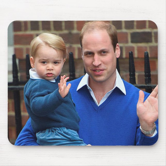 Prince George and Prince William Mouse Mat (Front)