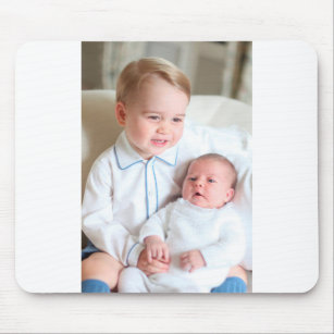 Prince George and Princess Charlotte Mouse Mat