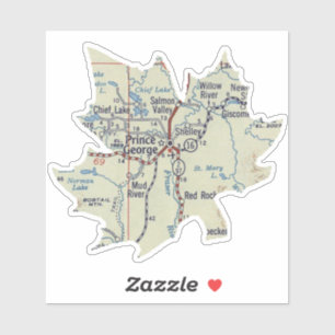 Prince George BC Map