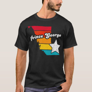Prince George British Columbia Canada Vintage Dist T-Shirt