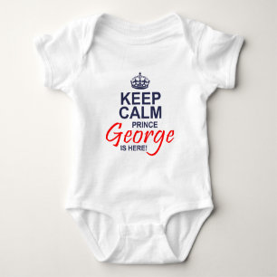 Prince George is Here Baby Bodysuit