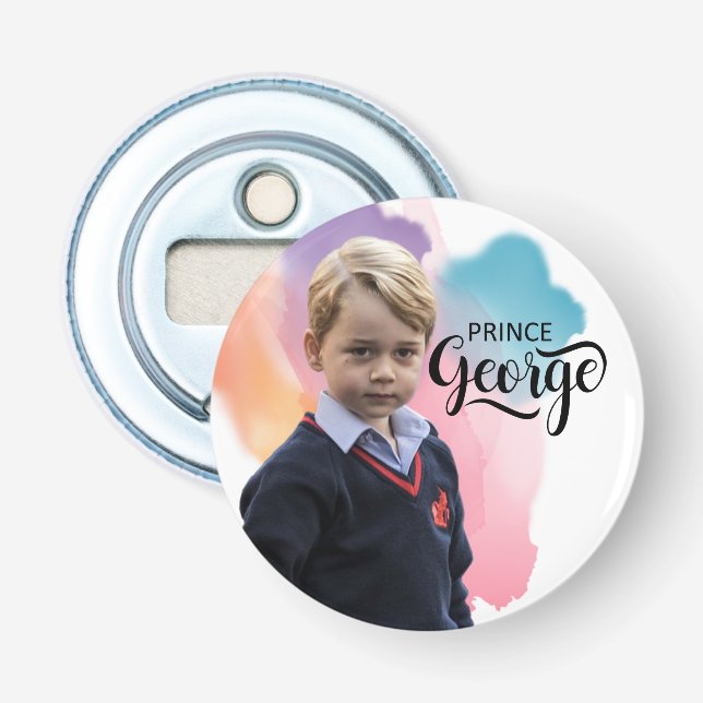 Prince George Royal Family Magnet Bottle Opener (Front)