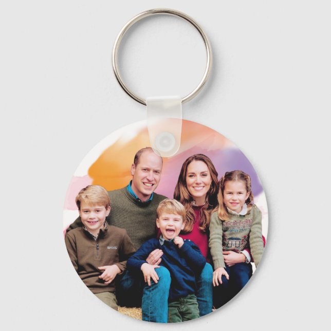 Prince George Royal Family Magnet Key Ring (Front)