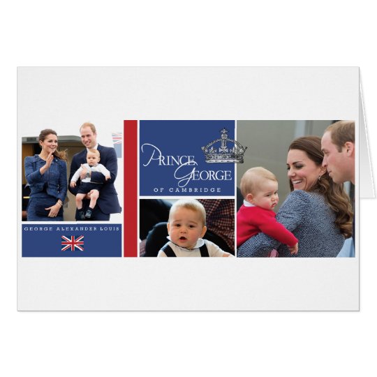 Prince George - William & Kate Card