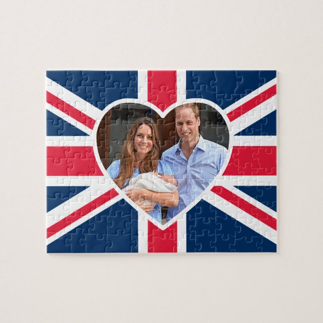Prince George - William & Kate Jigsaw Puzzle (Horizontal)