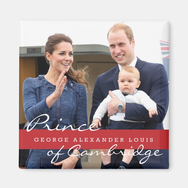Prince George - William & Kate Magnet (Front)