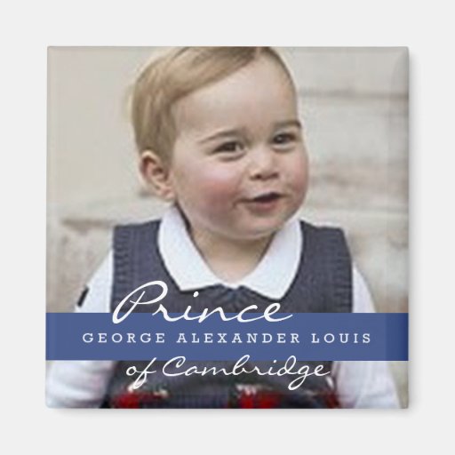 Image of Prince George - William & Kate Magnet