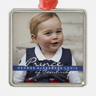 Prince George - William & Kate Metal Tree Decoration
