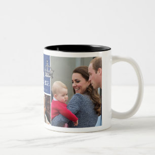 Prince George - William & Kate Two-Tone Coffee Mug