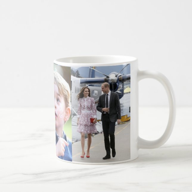 Prince George & William Princess Charlotte & Kate Coffee Mug (Right)