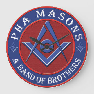 Prince Hall Masons Large Clock