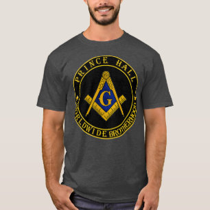 Prince Hall Worldwide Brotherhood  PHA Masonic T-Shirt