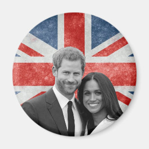 Prince Harry and Meghan Markle Magnet