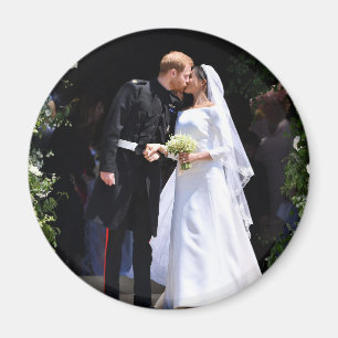 Prince Harry and Meghan Markle Royal Wedding Magnet
