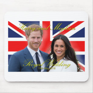 Prince Harry and Meghan Markle Royal Wedding Mouse Mat