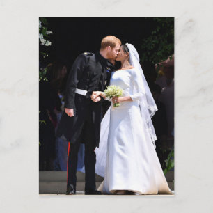 Prince Harry and Meghan Markle Royal Wedding Postcard