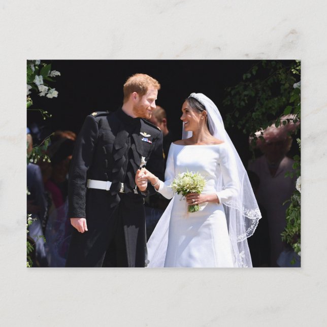 Prince Harry and Meghan Markle Royal Wedding Postcard (Front)