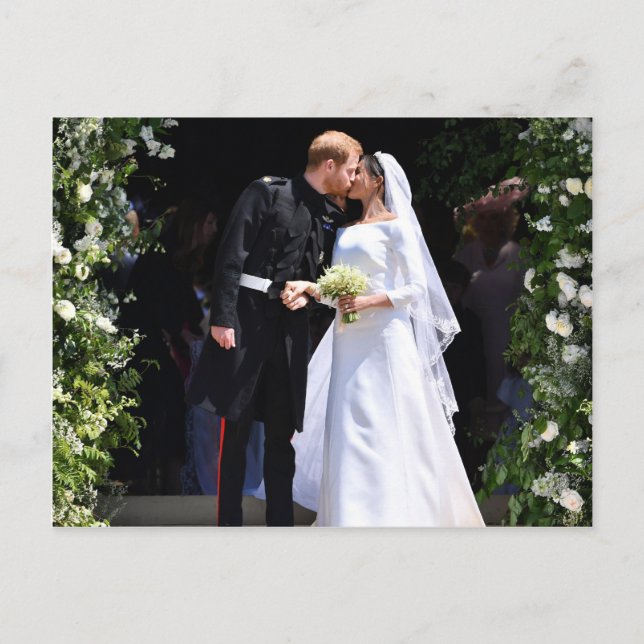 Prince Harry and Meghan Markle Royal Wedding Postcard (Front)