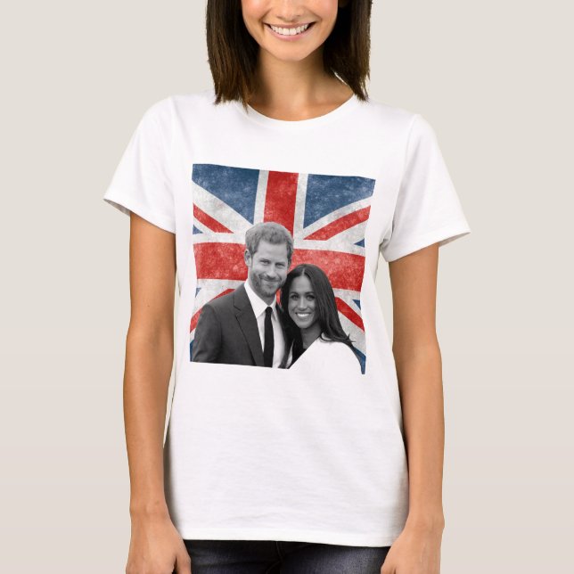 Prince Harry and Meghan Markle T-Shirt (Front)