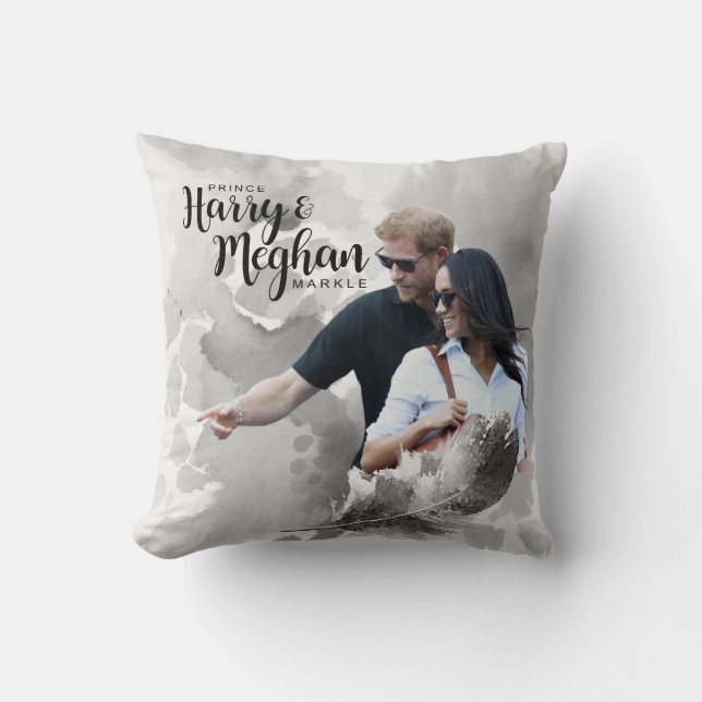 Prince Harry & Meghan Markle Cushion (Front)