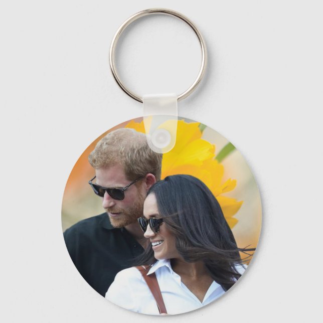 Prince Harry & Meghan Markle Key Ring (Front)