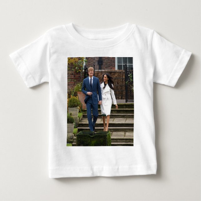 Prince Harry Meghan Markle Royal Wedding Baby T-Shirt (Front)