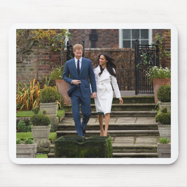 Prince Harry Meghan Markle Royal Wedding Mouse Mat (Front)