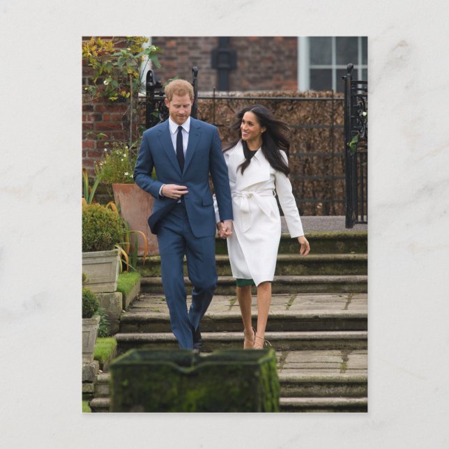 Prince Harry Meghan Markle Royal Wedding Postcard (Front)