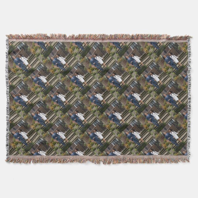Prince Harry Meghan Markle Royal Wedding Throw Blanket (Front)