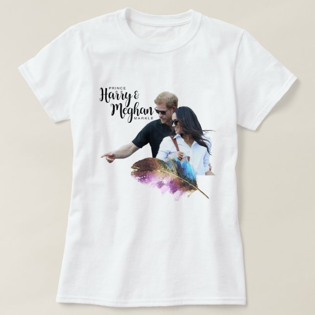 Prince Harry & Meghan Markle T-Shirt (Design Front)