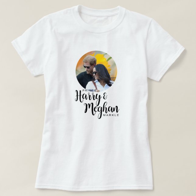 Prince Harry & Meghan Markle T-Shirt (Design Front)