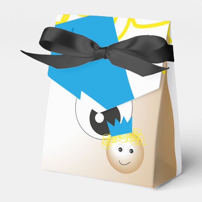 prince in fairytale, bachelor party, birthday favour box (Front Side)