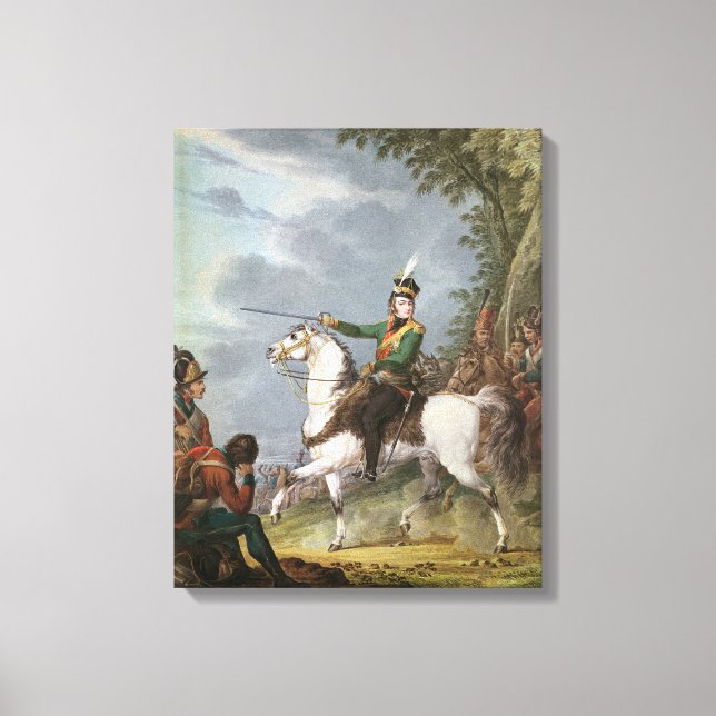 Prince Jozef Antoni Poniatowski  1809-13 Canvas Print (Front)