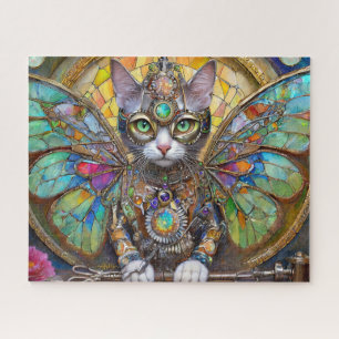 Prince Kitty Cat of the Butterfly Wing Brigade Jigsaw Puzzle