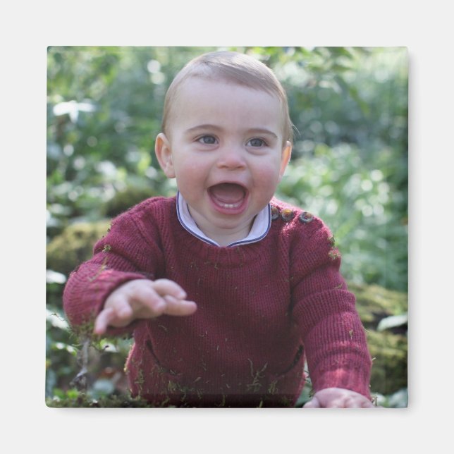 Prince Louis celebrates 1st birthday Magnet (Front)